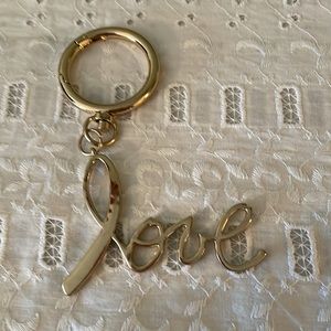 “love” keychain🩷 looks great on a bag! 👜